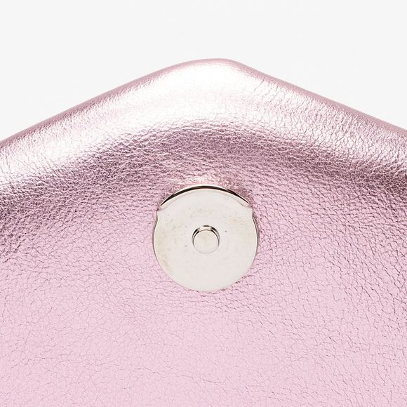 Saint Laurent Metallic Quilted Lambskin Puffer Sade Clutch - Picture 10 of 14